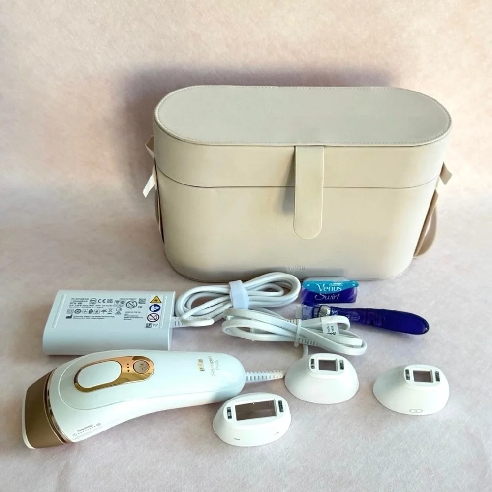 Braun Smart IPL Silk Expert Pro 5 Laser Hair Removal Device Vanity Case PL5347